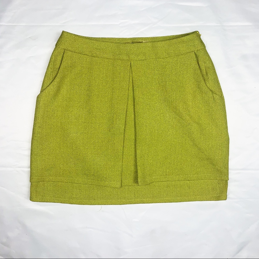REHAB Lime Green Mini Skirt